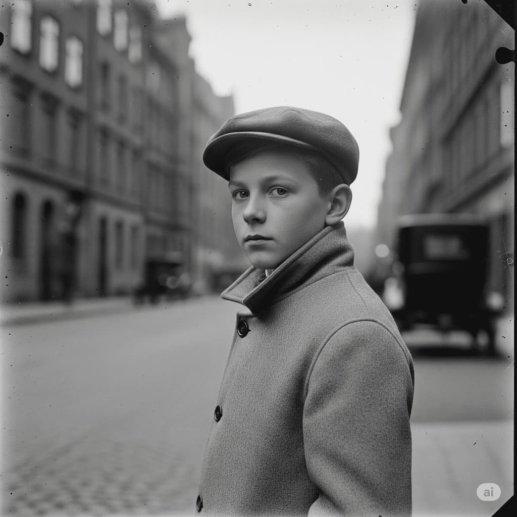A young Bilal Hedroy